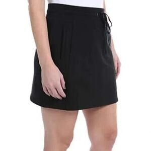 NWT Jones New York Signature The Faux Wrap Black Skort with pockets XXL